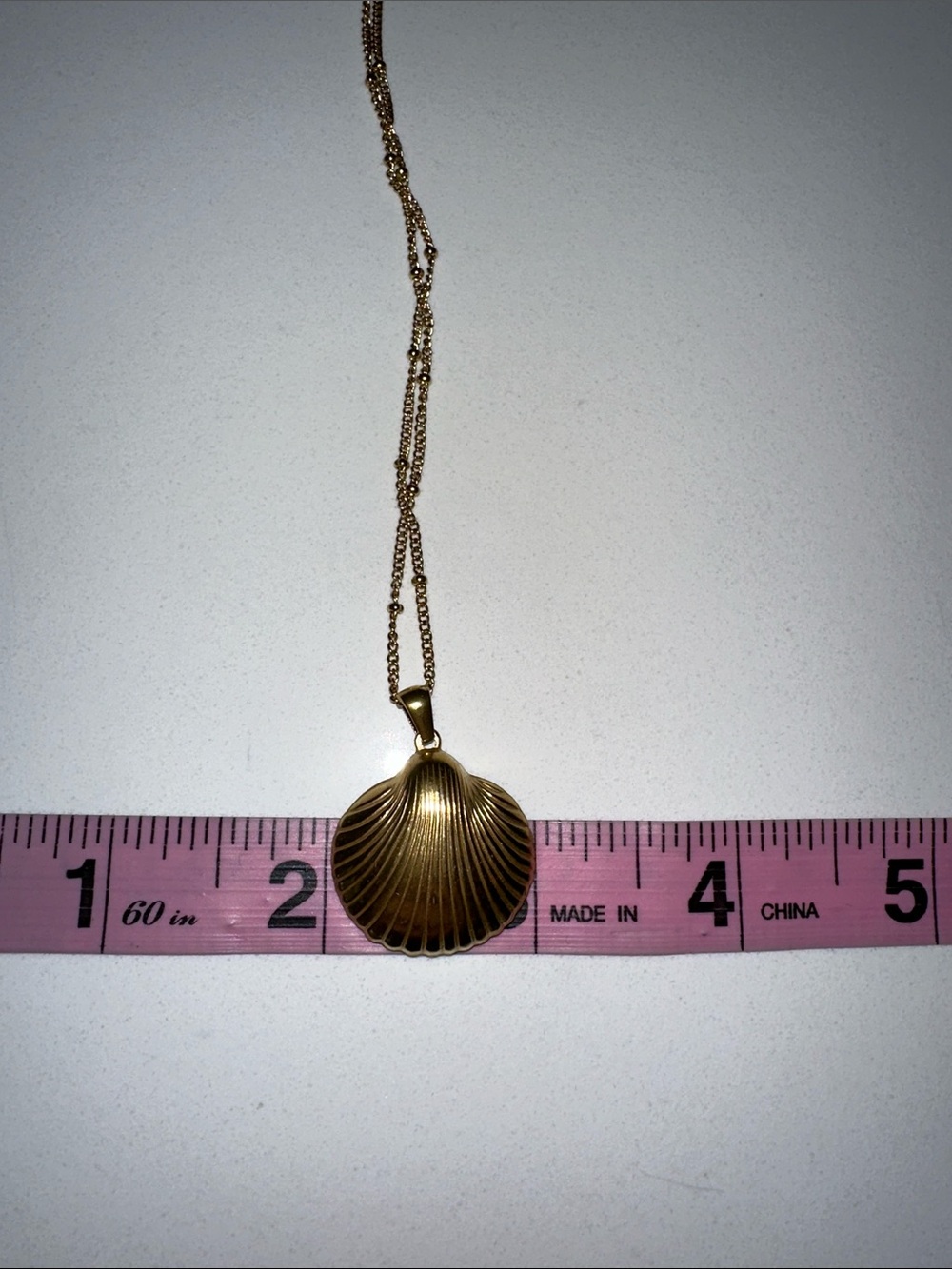 NEW Louise Carter “Destin” gold shell chain boho layering necklace - Picture 5 of 8